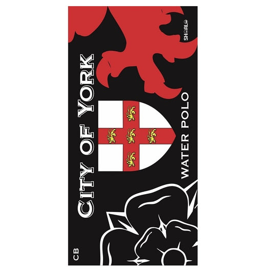 SHOALO Customised - City Of York Beach Towel + INITIALS