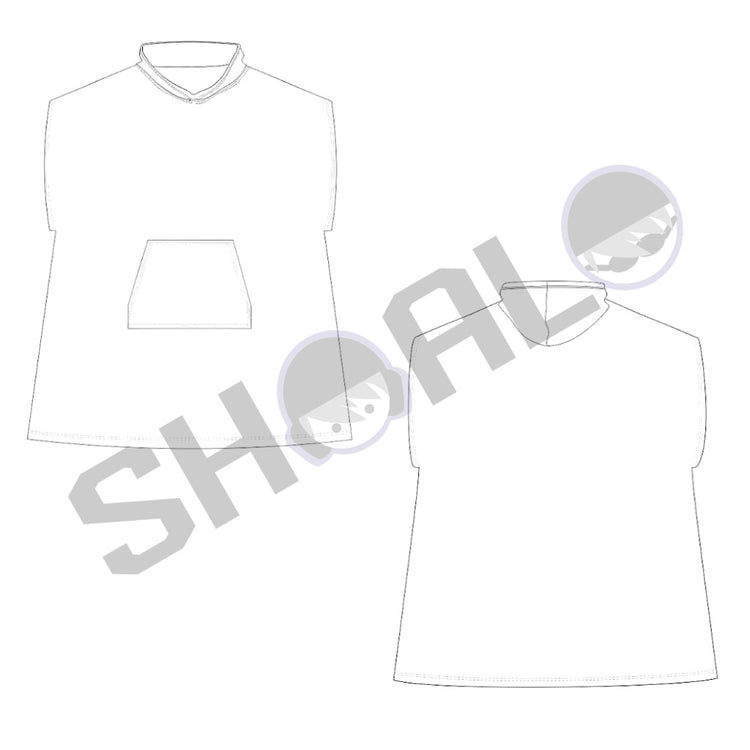 SHOALO Custom Design - ADULTS Unisex Hooded Towel / Changing Robe / Poncho