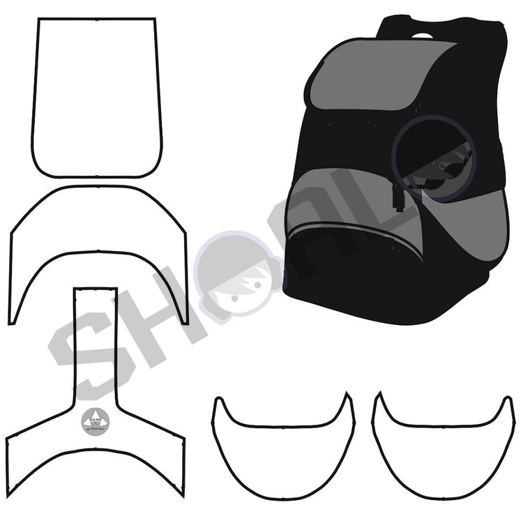 SHOALO Custom Design Backpack / Rucksack (LARGE)