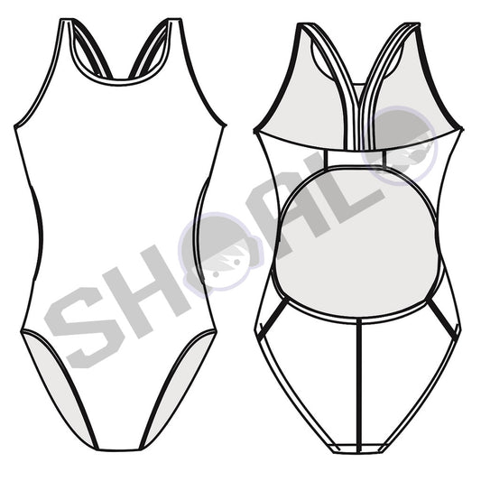 SHOALO Custom Design - Womens SF1 Bladeback Swimsuit