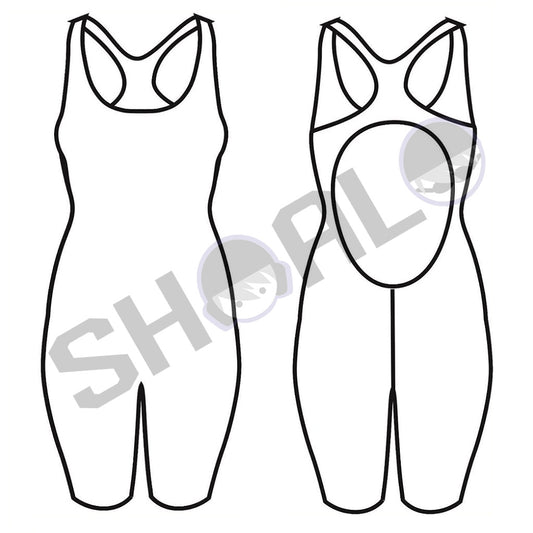 SHOALO Custom Design - Womens Olympicback Kneeskin Suit