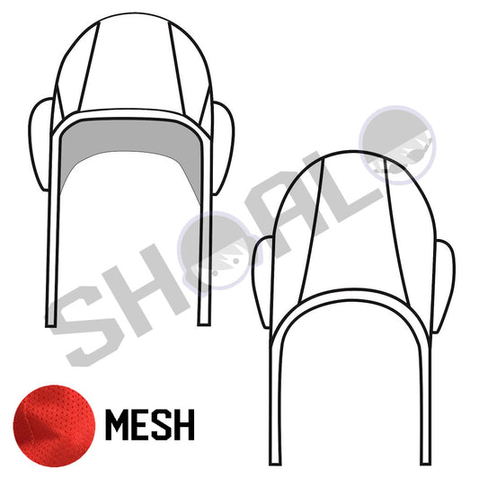 SHOALO Custom Design - MESH Water Polo Caps / Hats x 28