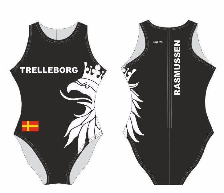 SHOALO Customised - Trelleborg UWR Womens Water Polo Suits + NAME