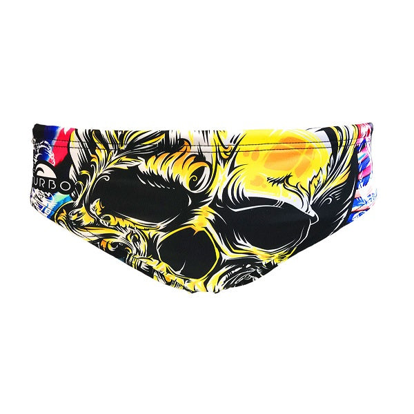 TURBO Skull Hibiscus - 730567-0006 - Mens Suit - Water Polo