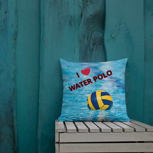 SHOALO I Love Water Polo - Tie Dye Premium Cushion / Pillow - Various Sizes