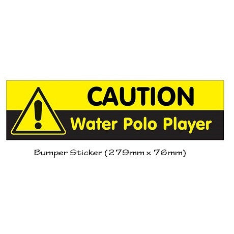 Waterpoloshop - H2OTOGS Water Polo Caution - Sticker