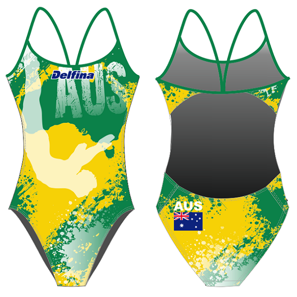 .IN_STK - DELFINA Australia Diving - Womens Openback Suit