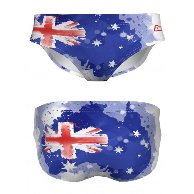 DELFINA Australia Flag - Mens Suit - Water Polo