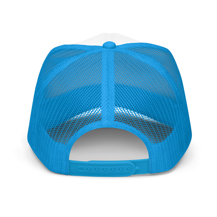 SHOALO Logo Waves - Foam Mesh Trucker Baseball Cap (Snapback)