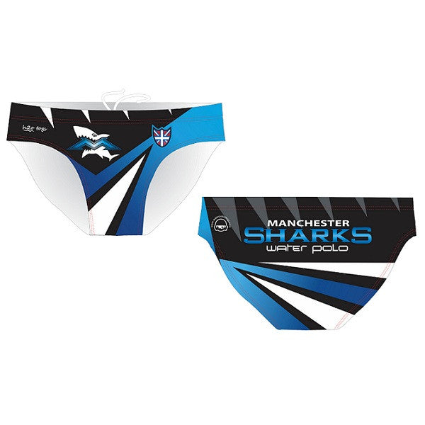 Waterpoloshop - SHOALO Customised - Manchester Sharks Mens Water Polo Suits
