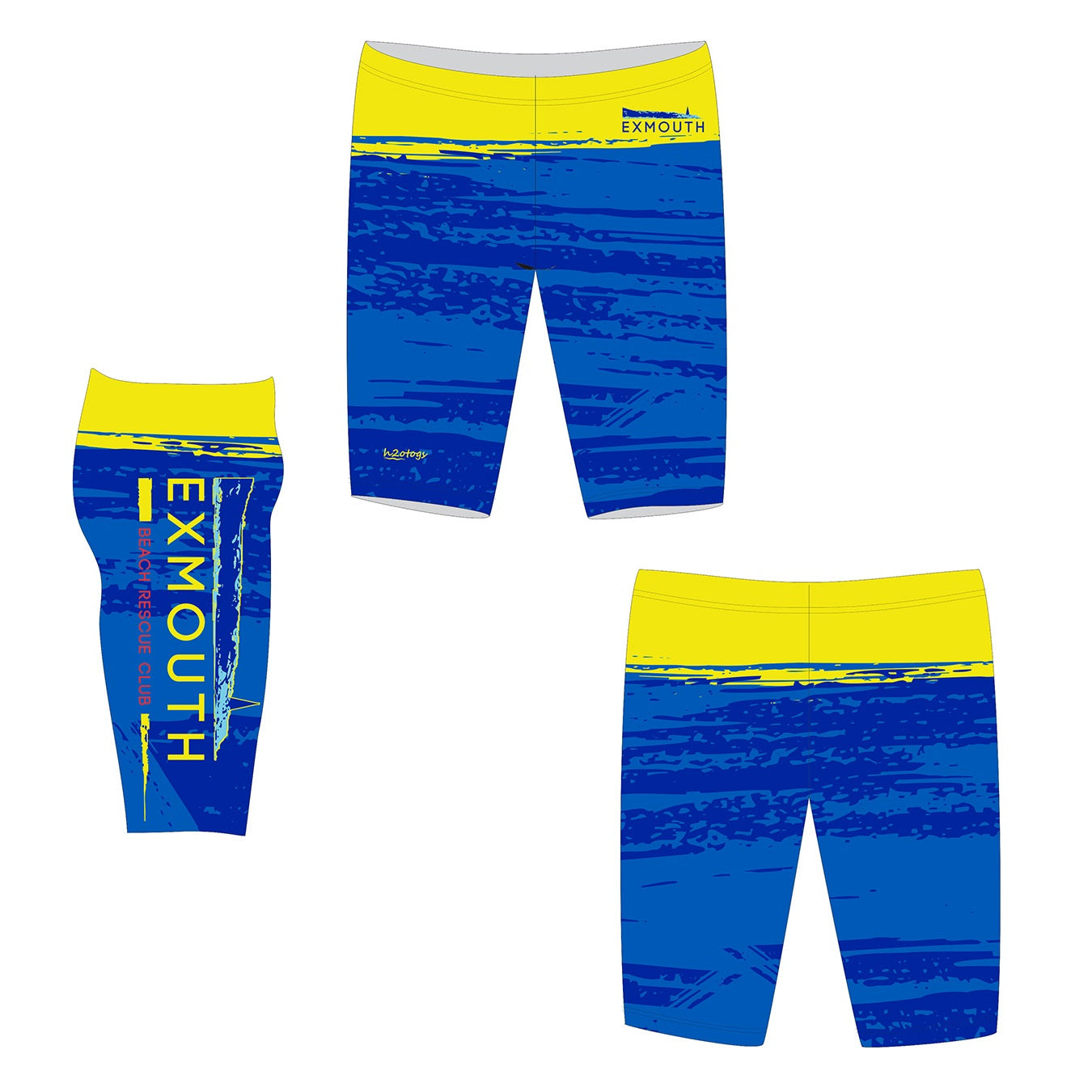 H2OTOGS Customised - Exmouth Beach Rescue Club Mens Jammers