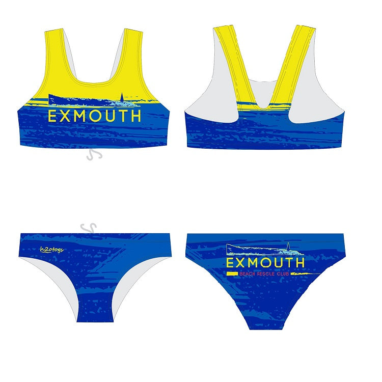 H2OTOGS Customised - Exmouth Beach Rescue Club Womens Tank Bikini / Tankini
