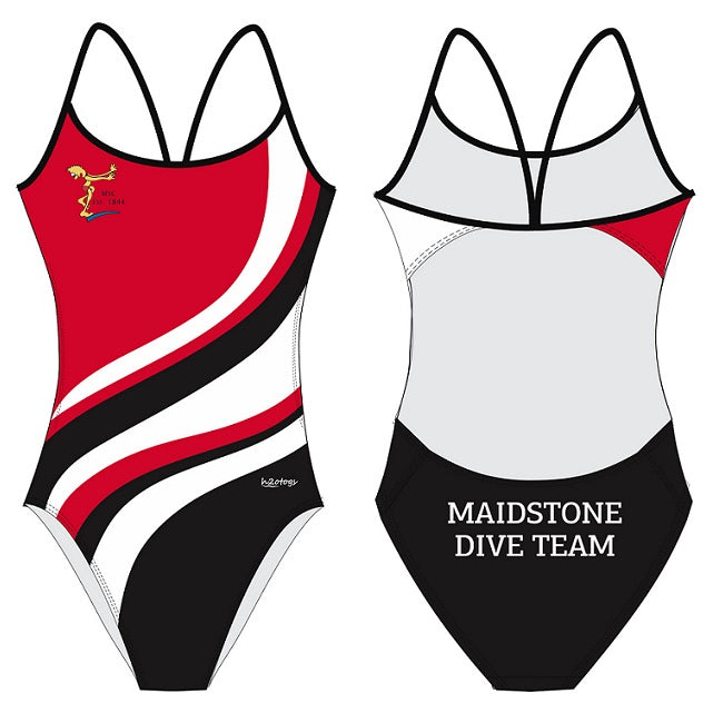 H2OTOGS Customised - Maidstone Diving Womens Openback Suits