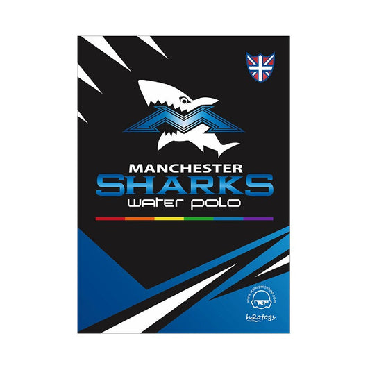 SHOALO Customised Manchester Sharks Gym Towel