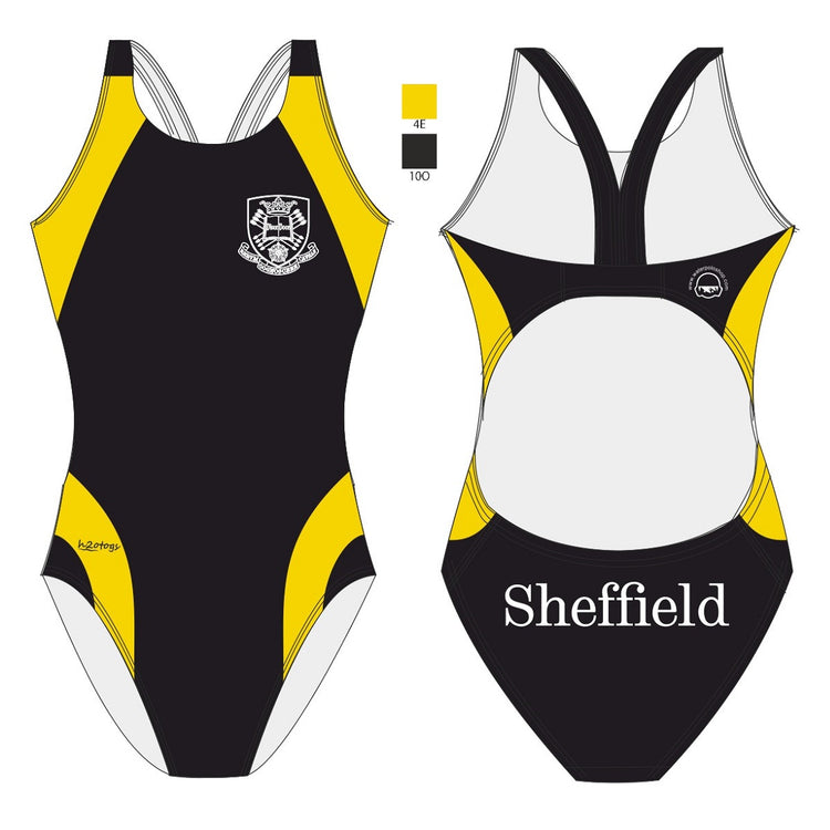 SHOALO Customised - Sheffield Uni Life Saving Womens Bladeback Suits