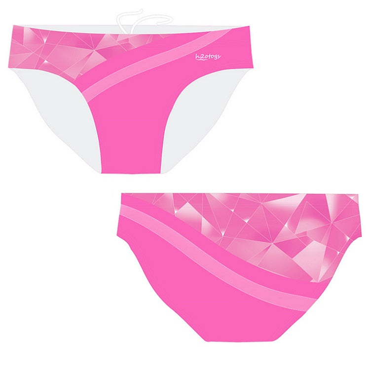 H2OTOGS Broken Glass - Mens Suit - Water Polo - Pink