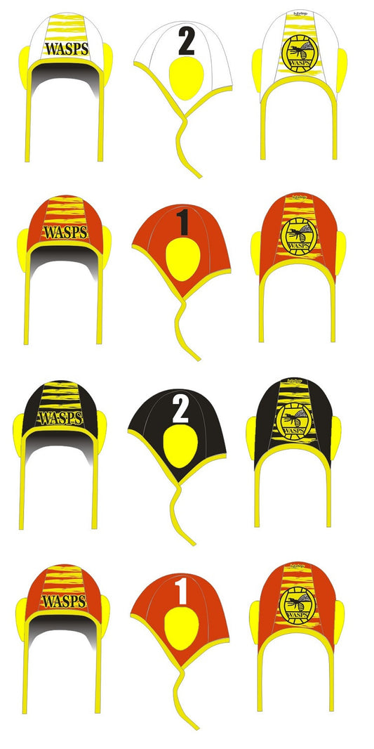 H2OTOGS Customised - Wasps (New Zealand) Water Polo Cap - SINGLE