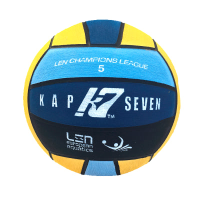 KAP 7 - LEN CHAMPIONS LEAGUE Mens Water Polo Ball - Size 5 - Multicoloured