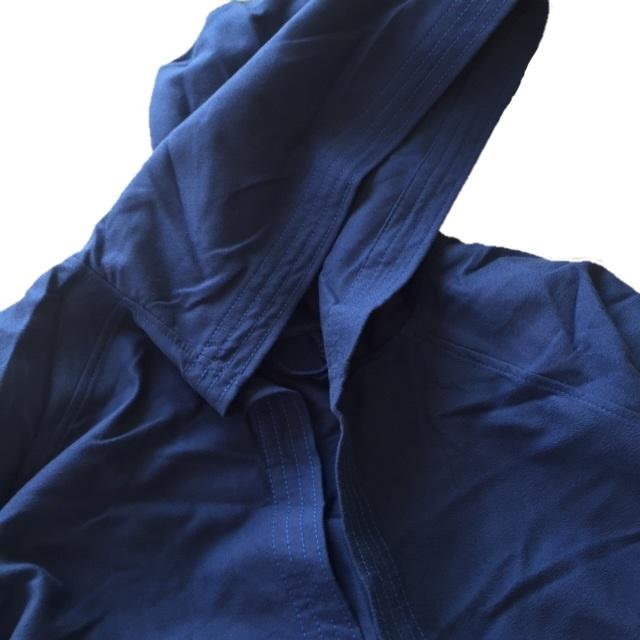 SHOALO Custom Design - Unisex Hooded MICROFIBRE Bathrobe / Robe - example