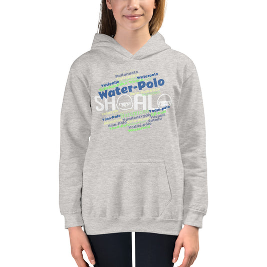 SHOALO - Water Polo Word Cloud (20) - Kids / Children's (Boys, Girls) Hoodie