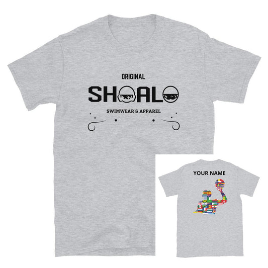SHOALO - Original / International Flags - Unisex T-Shirt - PERSONALISE