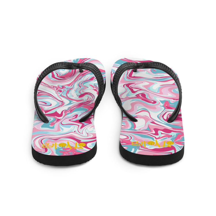 SHOALO - Pink Marble Flip-Flops / Thongs / Sandals / Slippers
