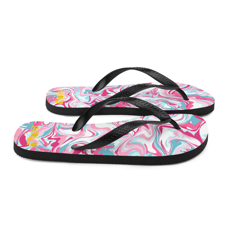 SHOALO - Pink Marble Flip-Flops / Thongs / Sandals / Slippers