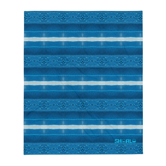 SHOALO - At The Bottom Of The Pool Throw Blanket