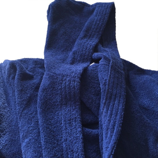 SHOALO Custom Design - Unisex Hooded TOWELLING Bathrobe / Robe