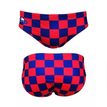 TURBO Squares -79026-0608 - Mens Suit - Water Polo