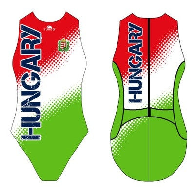 TURBO Hungary Escudo Tecno Green - 893589 - Womens Water Polo Suits / Costume