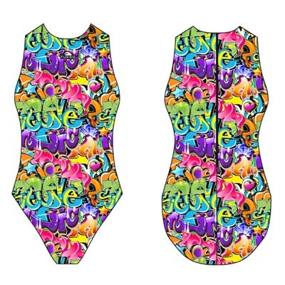 TURBO Graffitti 2016 - 830283- Womens Water Polo Suits / Costume
