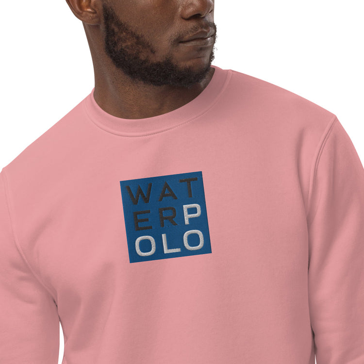 SHOALO Embroidered Polo Square - Organic Cotton Unisex Sweatshirt / Jumper - Various Colours