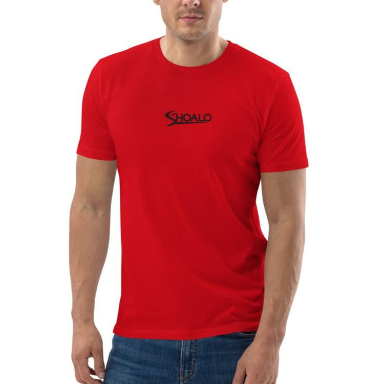 SHOALO Embroidered Logo - Organic Cotton Men's T-Shirt - Various Colours