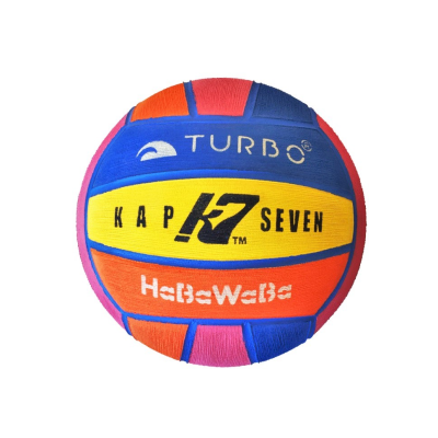 TURBO & KAP 7 - Kids HaBaWaBa Water Polo Ball - Size 3 - Multicoloured