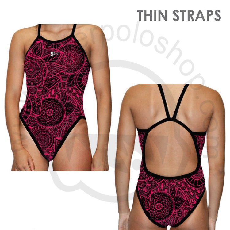 BBOSI Custom Design - Womens Thin Straps Swimsuit